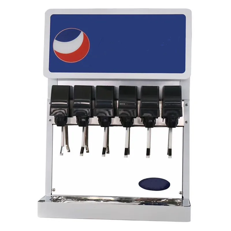 Commercial Soft Drink 6 Flavor Soda Fountain Machine Beverage Dispenser Machine