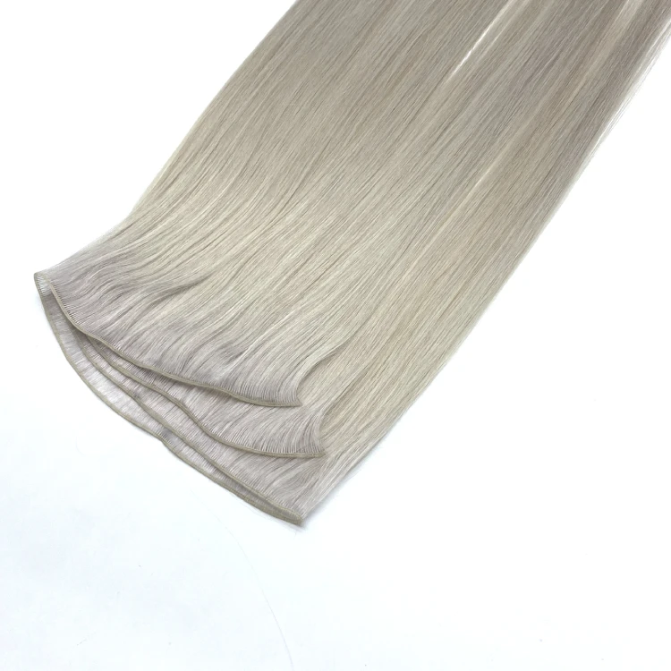 High Quality New Hand tied weft hair extension Genius Weft Can Be Cut Human Hair Flat Genius Weft Hair Extensions