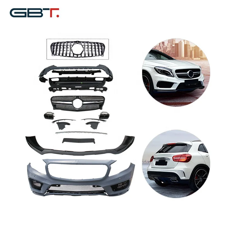 GBT Popular Products Mercedes gla Upgrade Facelift Body Kit For 2021 Benz GLA Conversion Bumper Headlight Parts