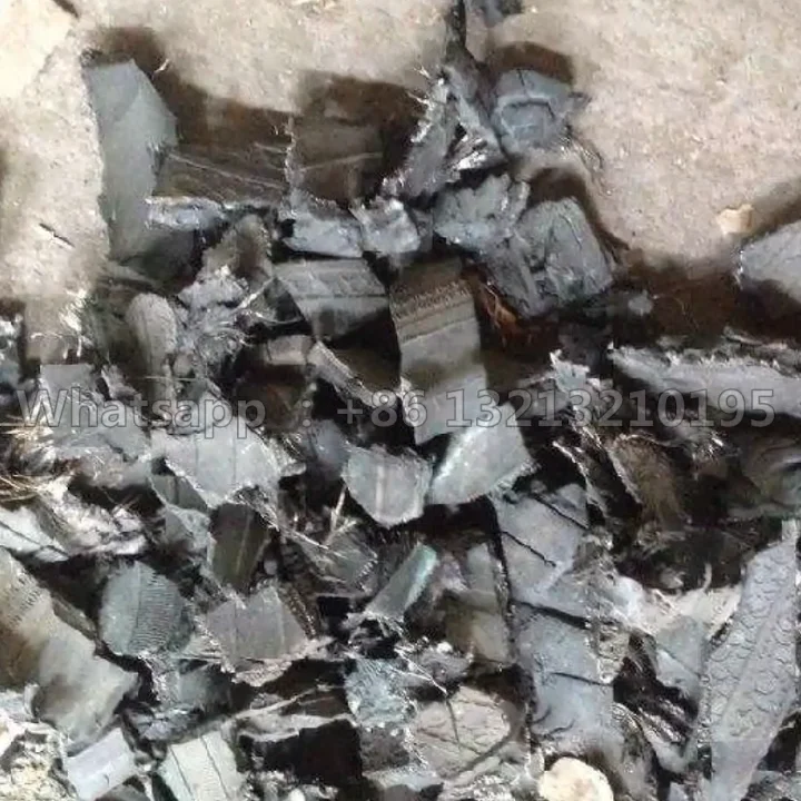 Full automatic customizable waste tire shredding recycling machine / tyre shredder