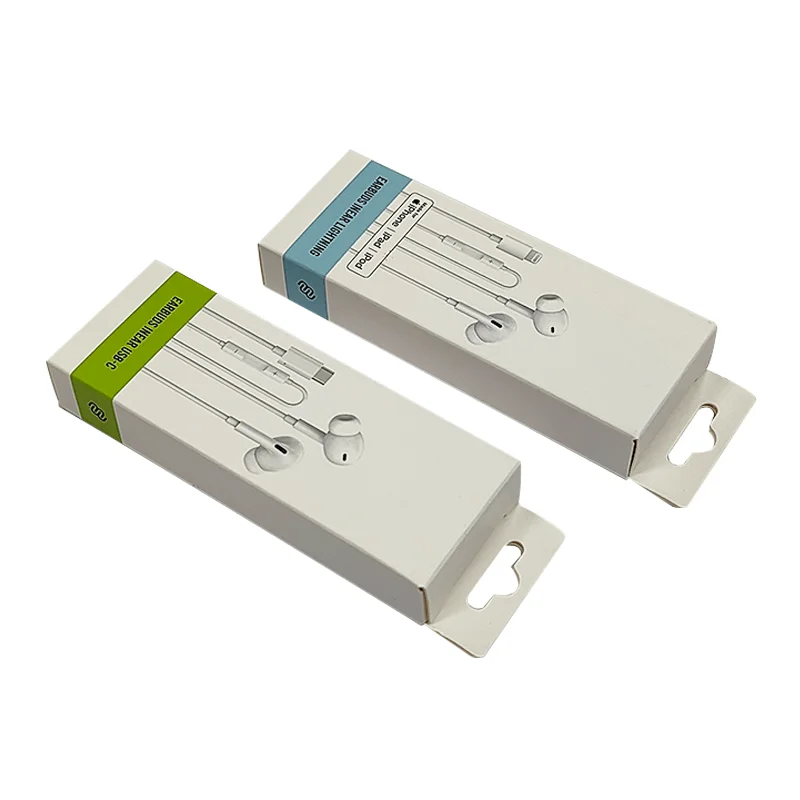 Mobile Accessories Usb Fast Charging Data Cable Packing Paper Charger Retail Tuck Box Packaging for USB Charger Cable