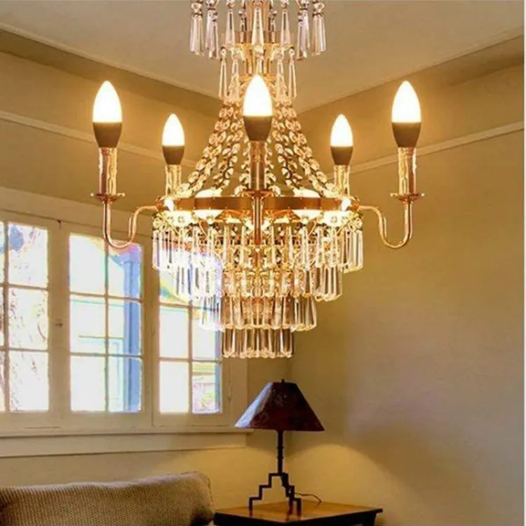 5W AC100-240v C37 Smart Candle WIFI Light Bulb E27 LED RGB Color Changing Control By Tuya