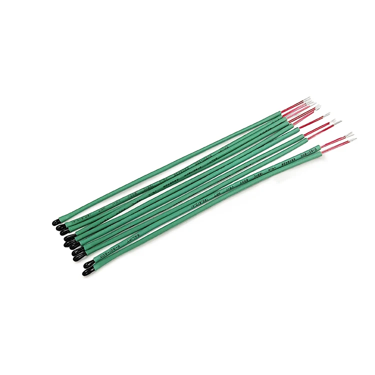 PVC heat-shrinkable sleeve enamelled wire thermistor 1% 3% 5% precision ntc thermistor 3435 10k ntc thermistor