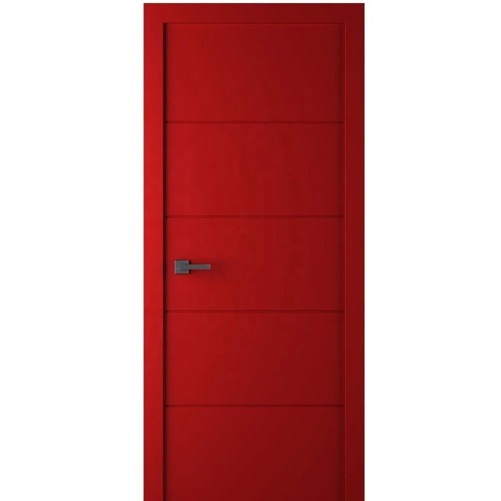 colorful pvc laminate finish design cheap interior wood door panel Pakistan