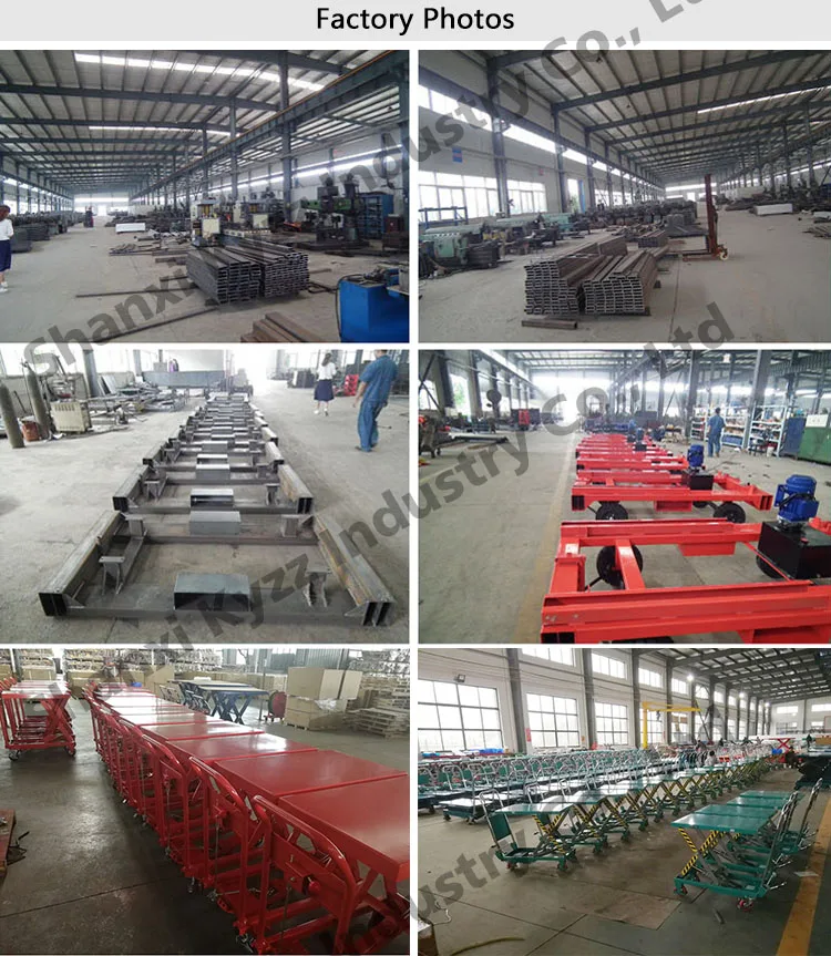 Heavy duty electric hydraulic stationary  scissor lift table