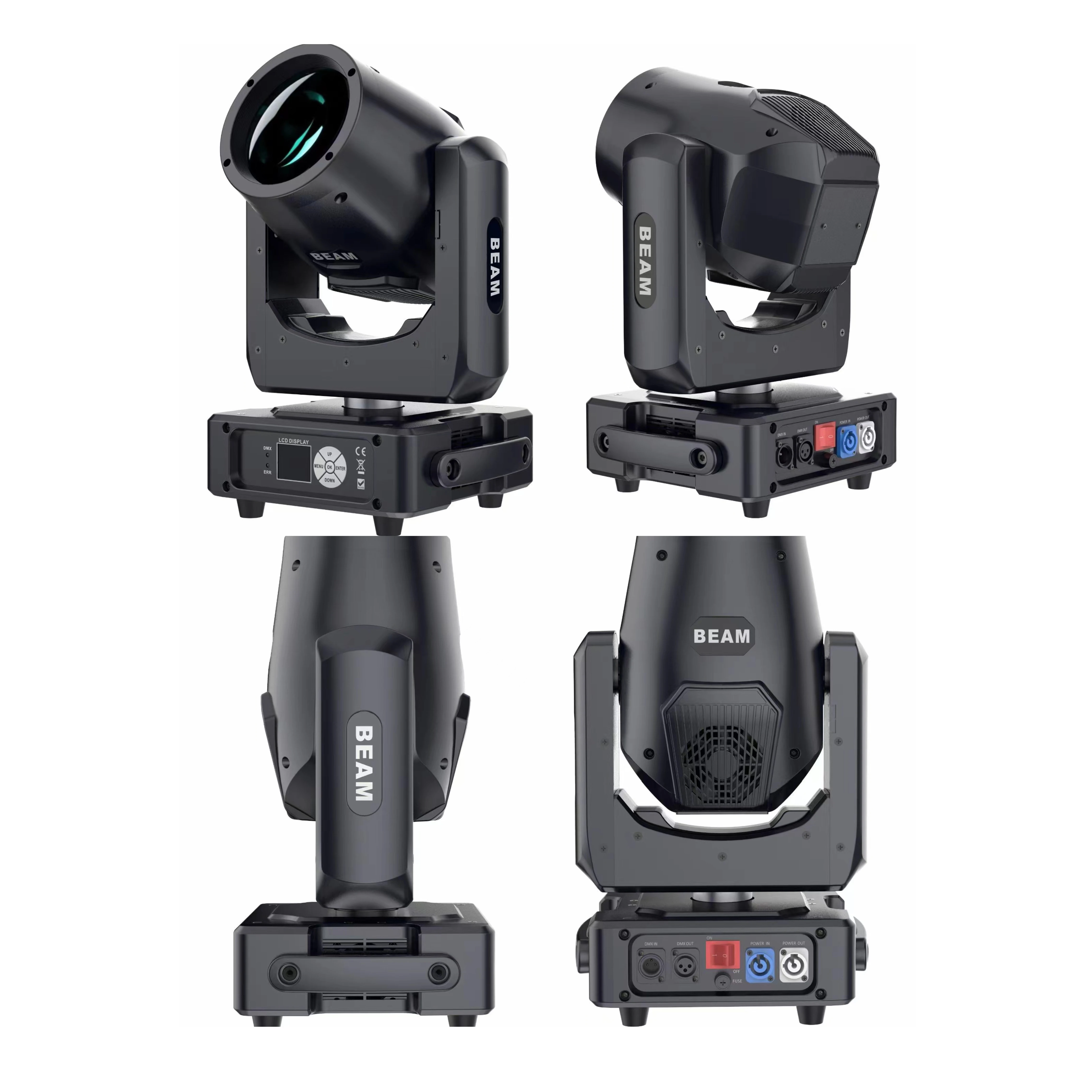 Mitushow IP20 KTV Hotel DMX DMX512 230W 7R Beam Moving Head Light For Stage Lighting