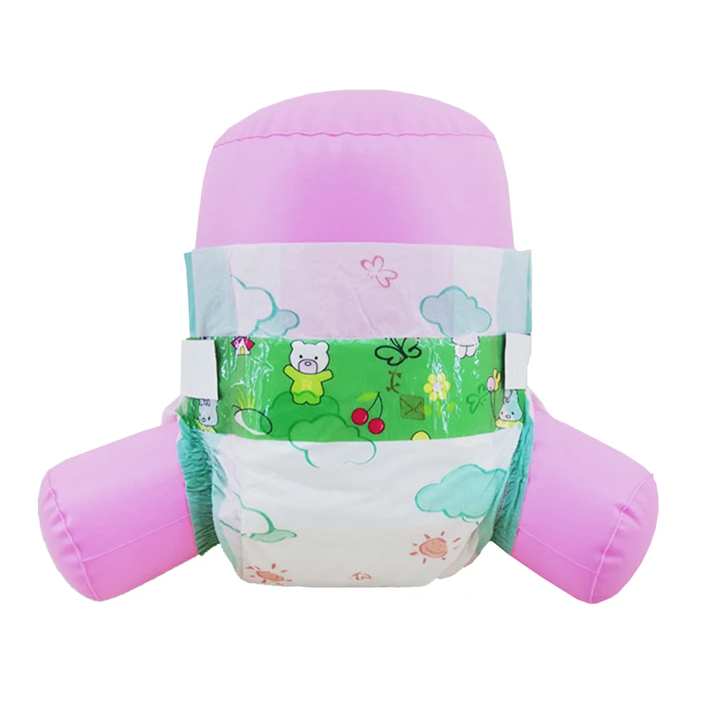 Factory Supply High Quality Baby Diaper Manufacturers in China Non Woven Fabric USA Disposable Magic Tape Printed Nonwoven