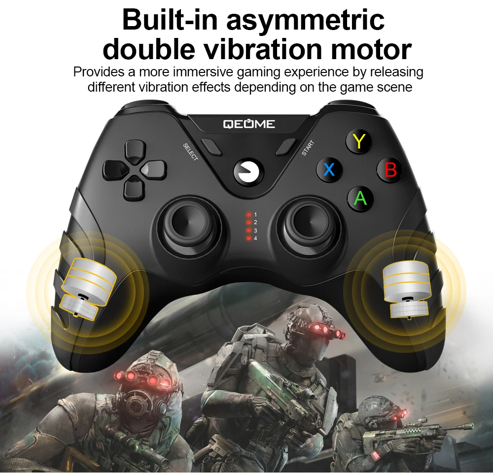 C-STAR odm Универсальный 2 4 беспроводной видео ps3/ps4/android игровой контроллер