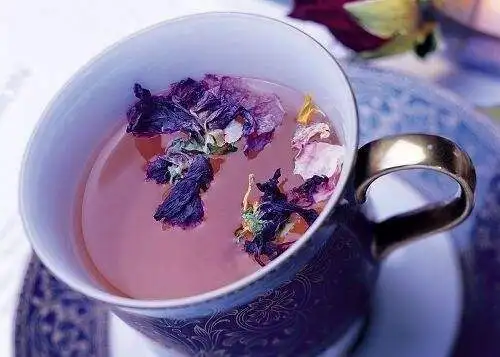 Zi Luo Lan Dried Violet Flower Tea Detox Slimming Herbal Tea