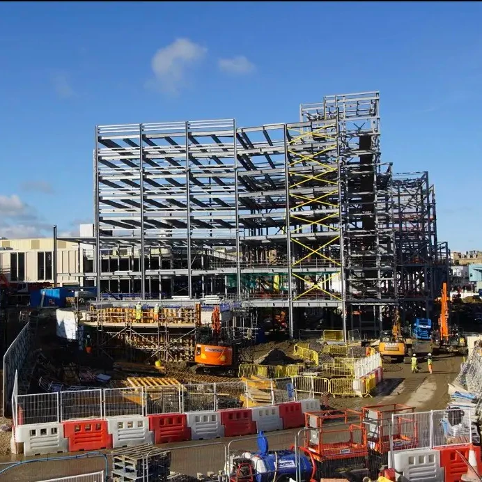 Custom design prefab high rise building steel structure apartment building