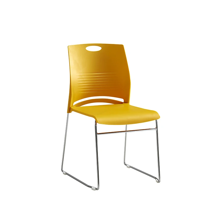 Meeting chair office plastic colorful modern leisure lower price training chairs
