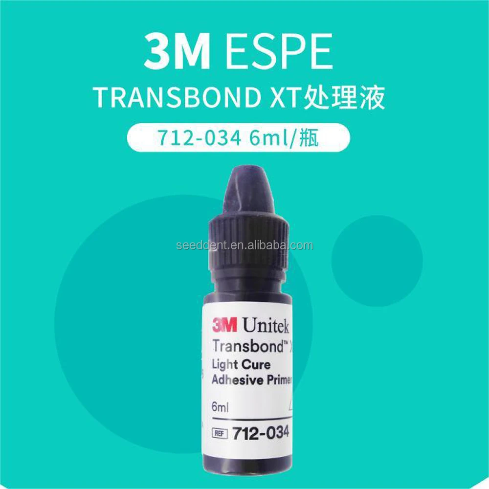 Хорошая цена оригинальный 3 м Transbond XT светоотверждающий ортодонтический клейкий праймер 712-034 и 712-036 стоматологические материалы