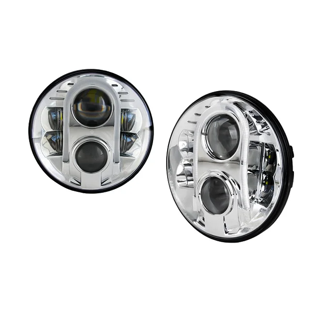 7 Inch Round LED Headlight for Cars TUFF PLUS Factory Wholesaled Round LED Light Lamp Headlight for Motorcycle