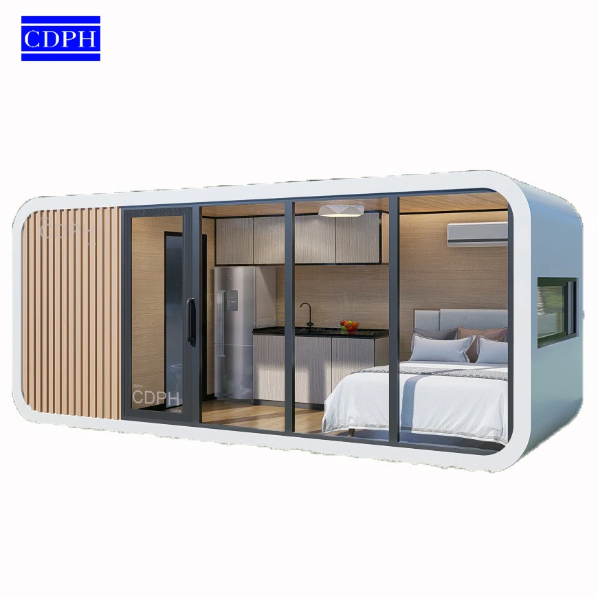 Сборные дома CDPH современный дизайн гостиная сад жилые контейнерные яблочная каюта