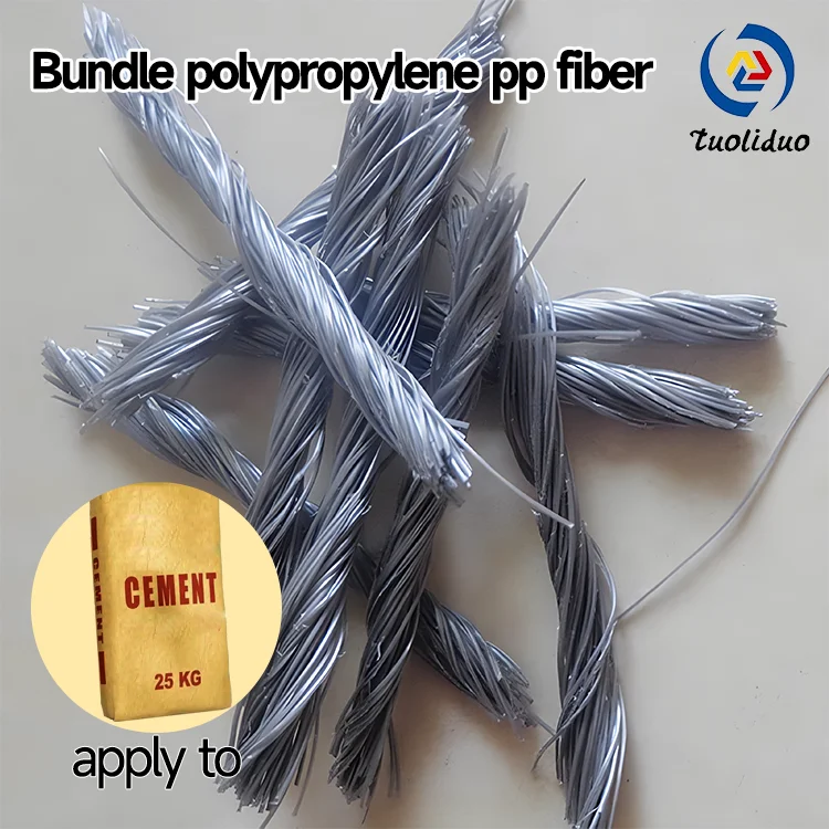 Reinforced Concrete PP Fiber Twisted Bundle