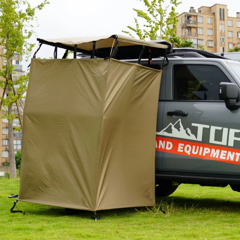 High Quality Waterproof Aluminum Material Pole Camping Shower Toilet Tent Car Side Shower Tent Outdoor Camping