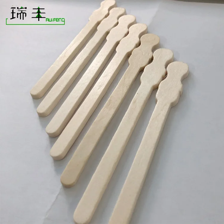 Custom Logo Printed Disposable Wooden Coffee Stick High Quality Tea Filter for Home Use Matched with Coffee Cup Lids Box Packed