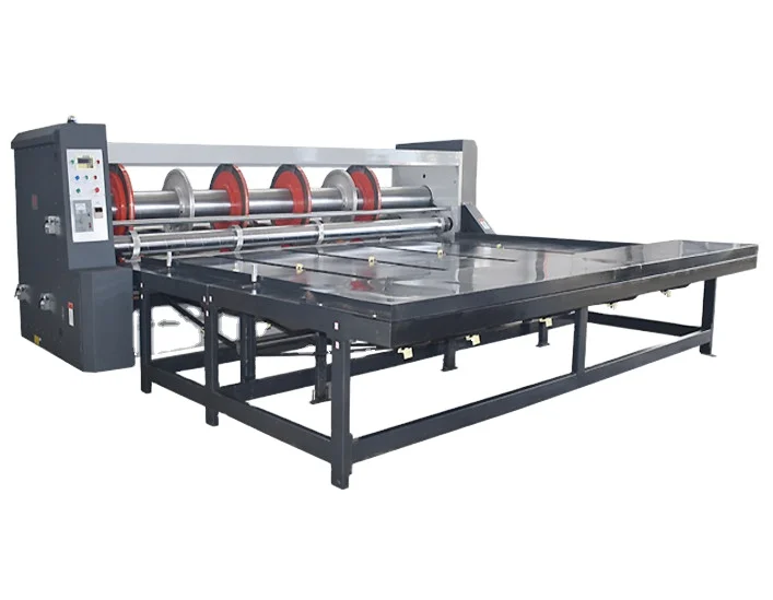 Corrugated Cardboard Creasing Slotter / Carton Box Making Forming Machine