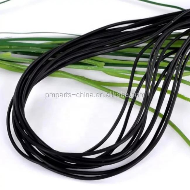 NBR Black Shore 70A Sealing Strip Nitrile Rubber Solid Cord 4mm