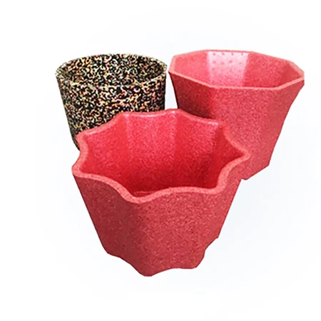 Eco-friendly 100% Recyclable EPP Flower Plant Pots for Decoration