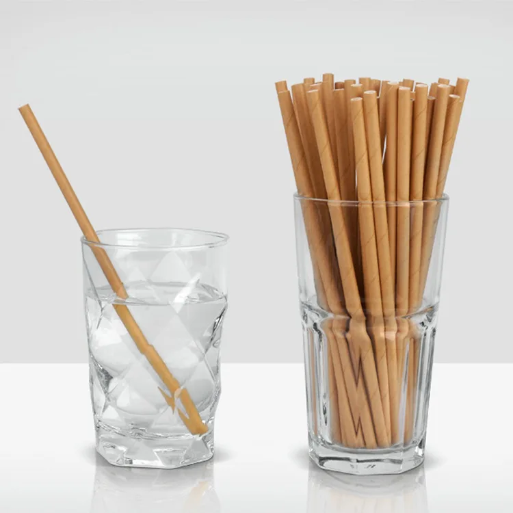 Drinking Paper Paper Straws Bar Accessories Wheat Paper Straw Manufacturer 100% Food Grade Top Quality Disposable Color Everyday
