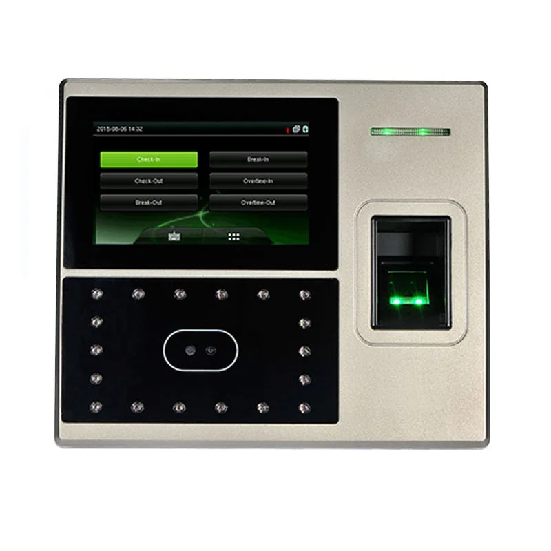 Uface800 iFace990 Multi-biometric Facial Recognition With Fingerprint Reader Time & Attendance Access Control Terminal