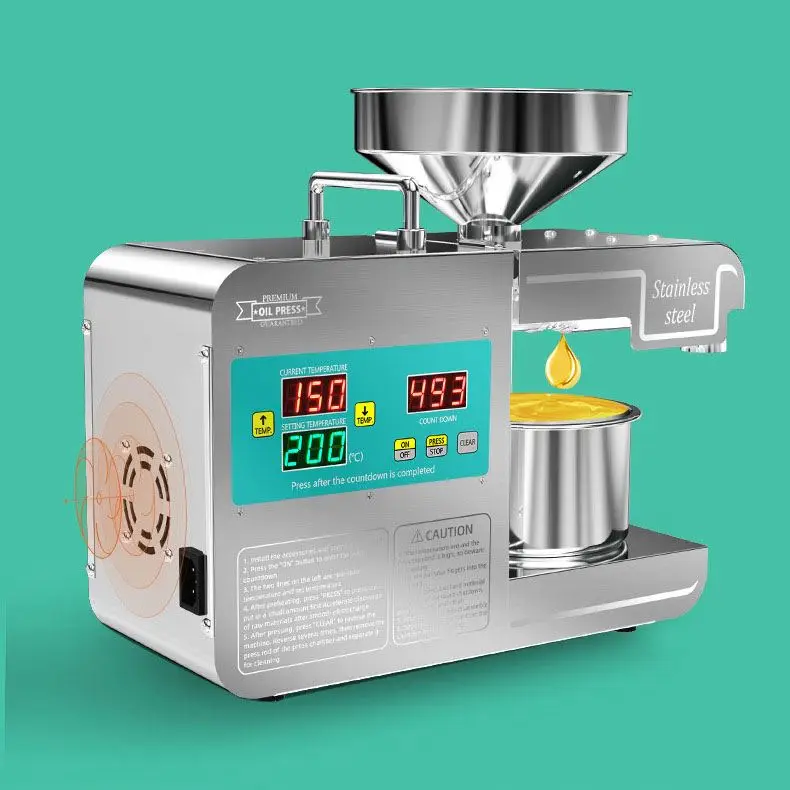 Automatic moringa seed oil extraction machine mini oil press for sale