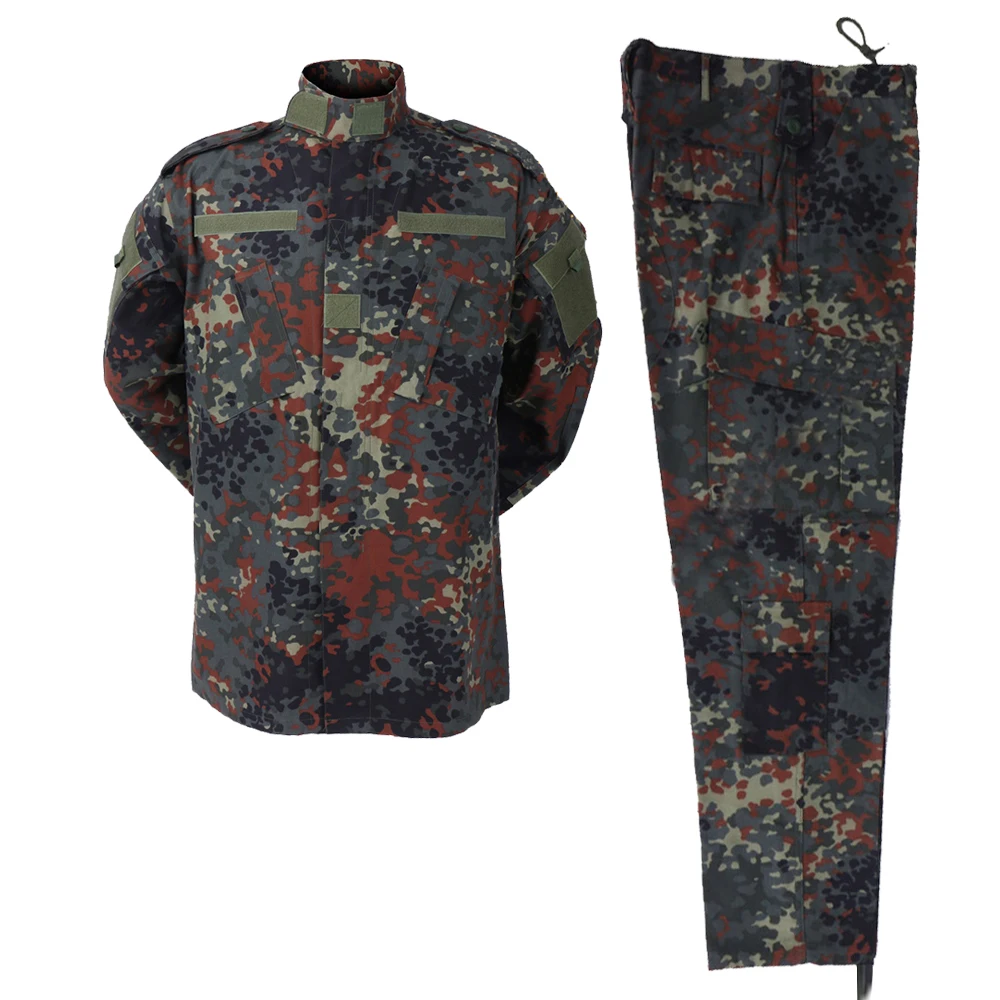 XINXING Custom German WW2 Uniform Blood Red Dot Camouflage ACU Combat Tactical Uniform