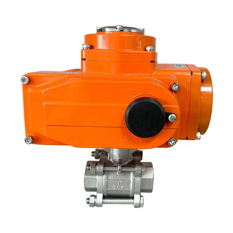 JTAIV thread ball valve price stainless steel 304 50mm actuator electric explosion proof motorized v port electric ball valve