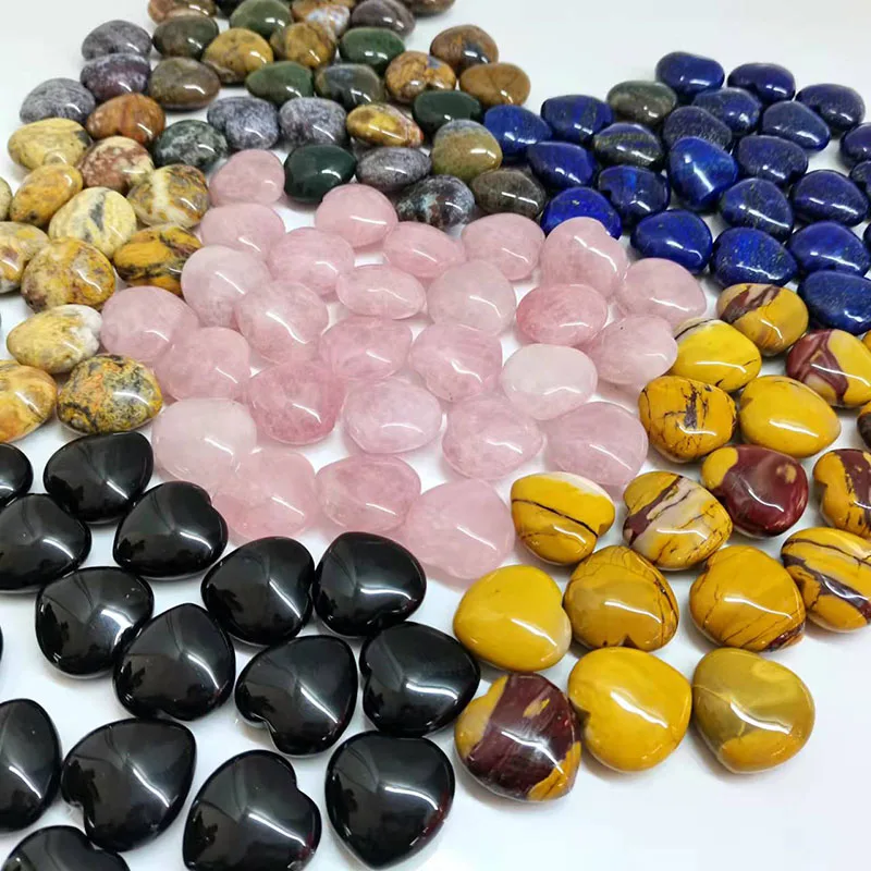 3 см натуральный кварцевый хрустальный камень, чакра, сердца, исцеляющий кристалл, сердца, кулон для подарка