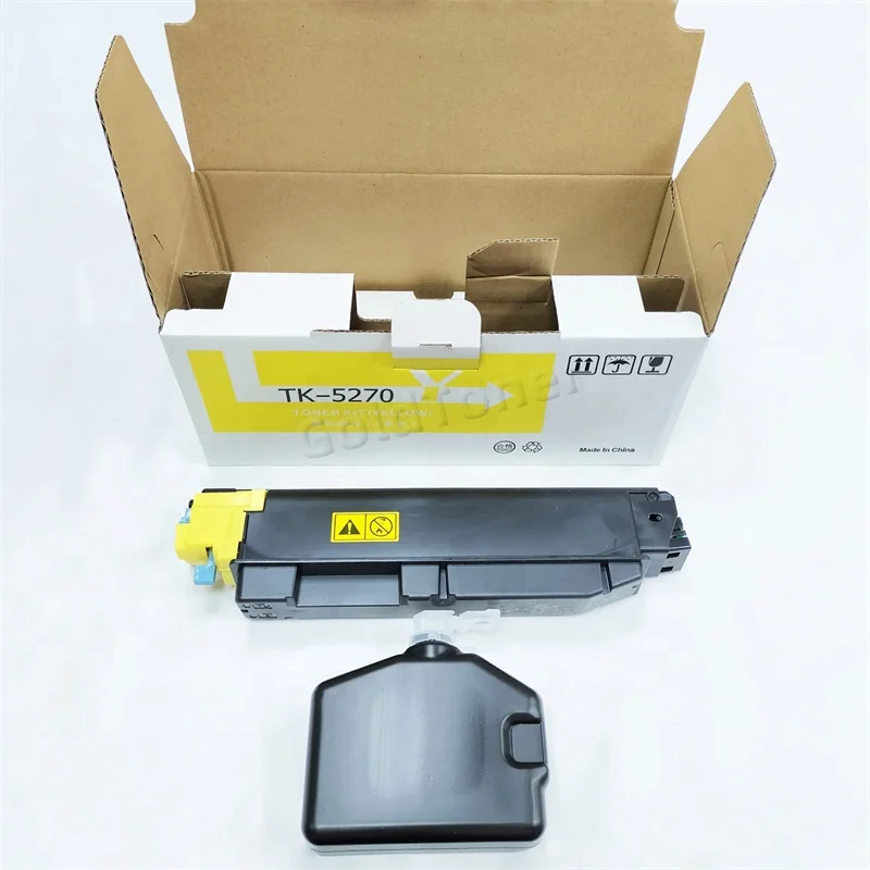 Good Quality TK-5270 TK-5277 Color Toner Cartridge With Chip For Kyocera ECOSYS P6230cdn M6630cidn Copier Toner TK5270 TK5277