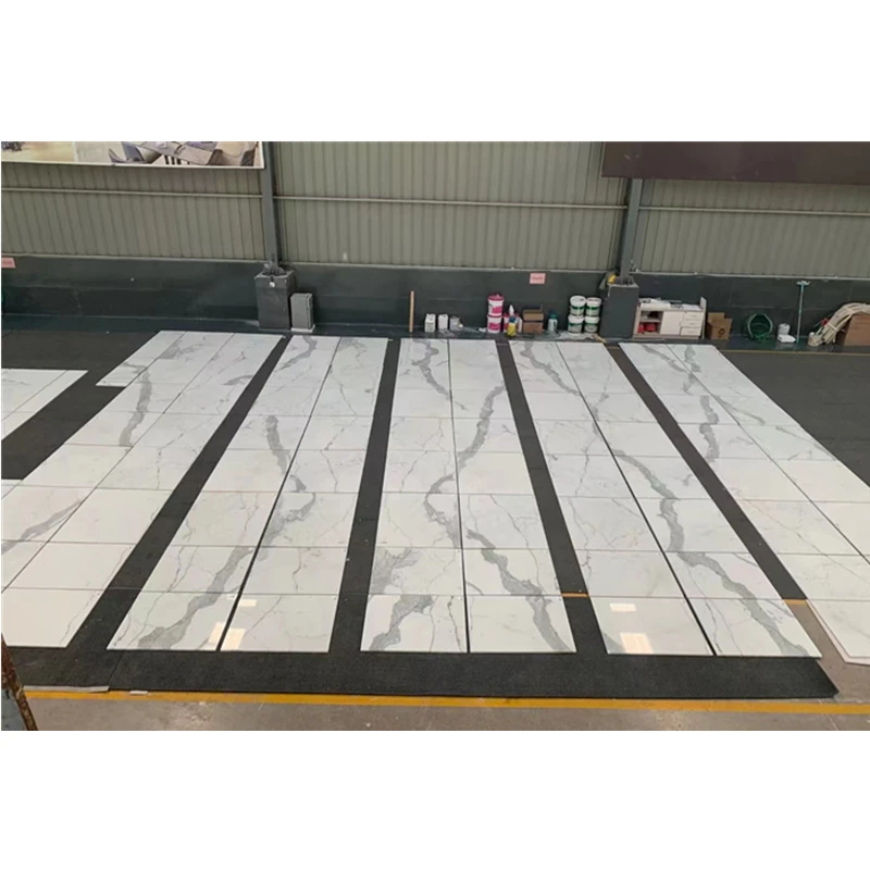 Top quality Italy white calacatta marble tile