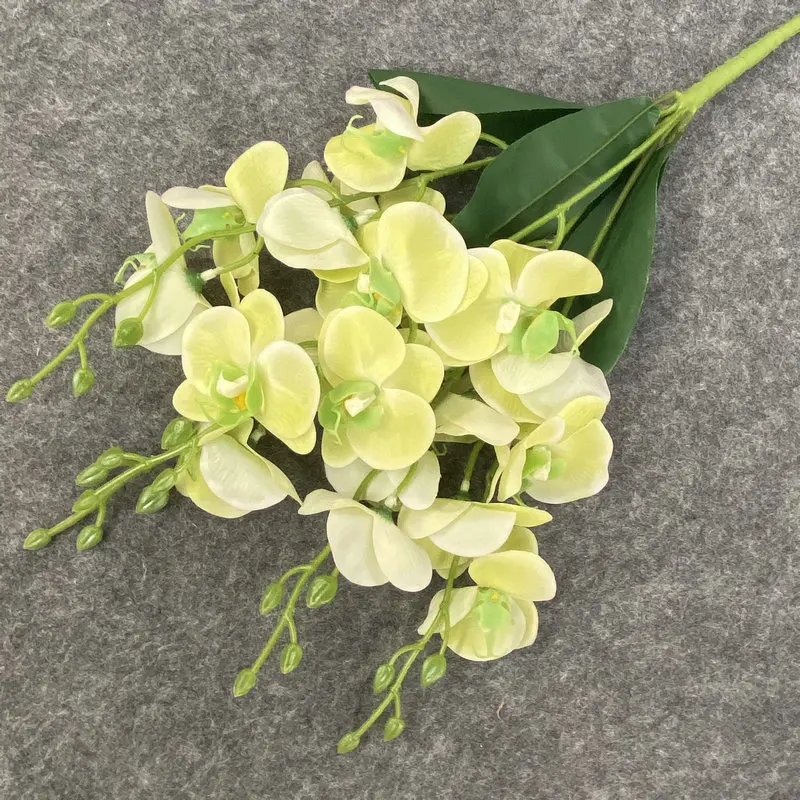 Artificial flowers are recommended for home decoration with 20 phalaenopsis orchids