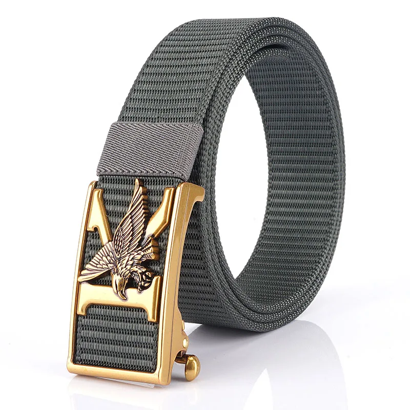 Мужской уличный Тактический нейлоновый пояс, модный мужской военный ремень с металлической пряжкой