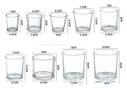 Luxury Transparent Empty Glass Crystal Candle Jar With Lid For Making Candle Holders Diamond Shape Containers Geo Cut Vessels