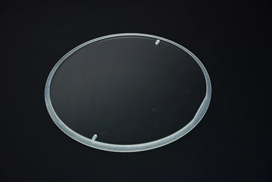 Custom irregular flat shape glass pieces with polished and grinded edge