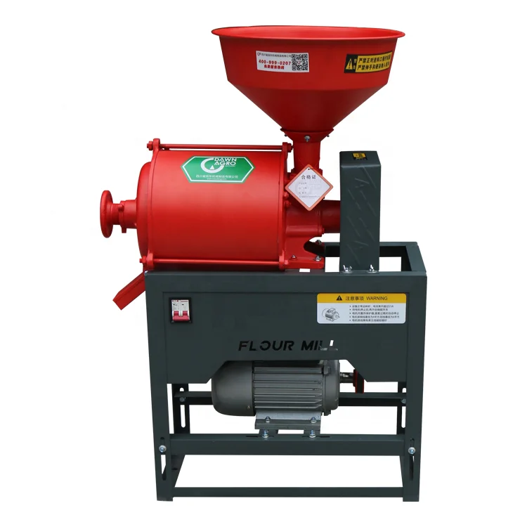 DAWN AGRO Small Cassava Maize Flour Mill Machine Fine Spice Powder Making for Home