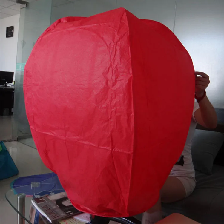 Best Quality Factory Directly Sale Wedding Decoration Chinese Paper Lantern  Wish Flying Lamp For Party supplies