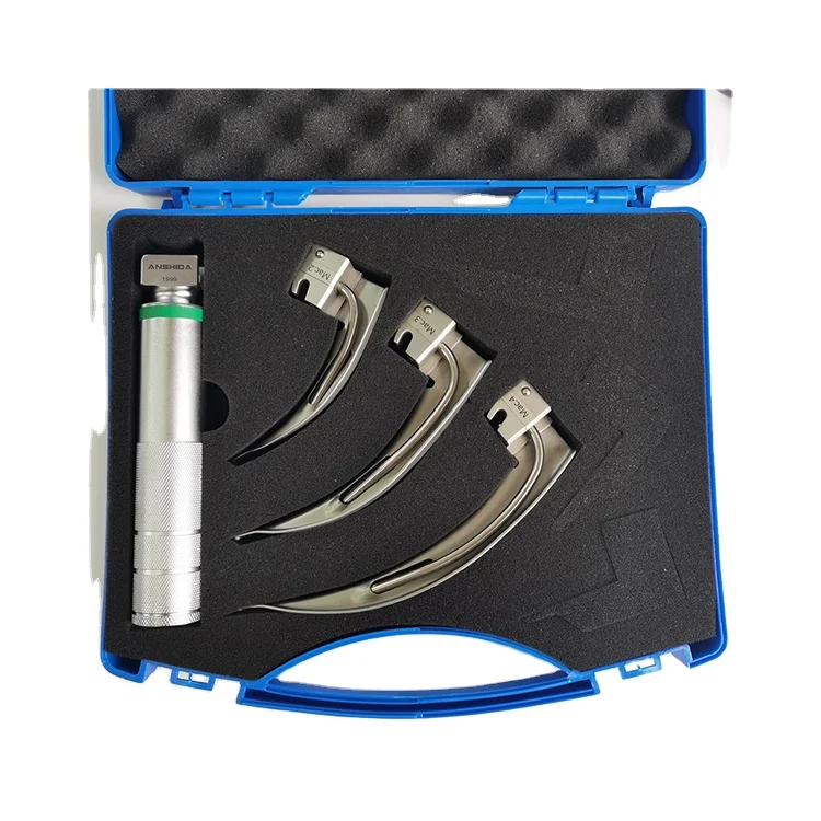 Аnshida OEM/ODM лидер продаж 2024 новая модель Machintosh Laryngoscopes волоконно-оптический Ларингоскоп ветеринарный