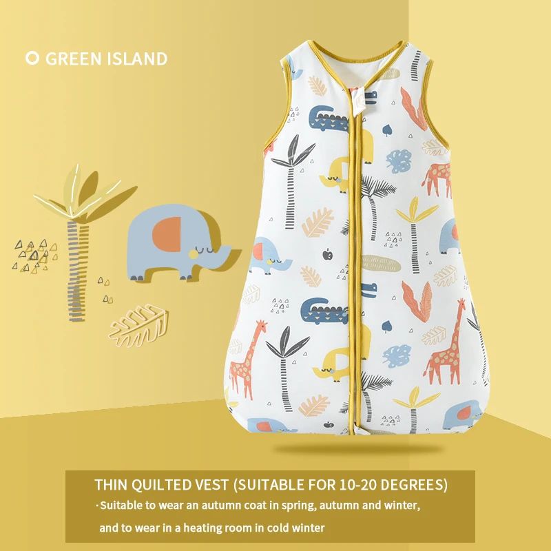 100% organic cotton newborn pajamas New spring autumn winter baby sleeping bags