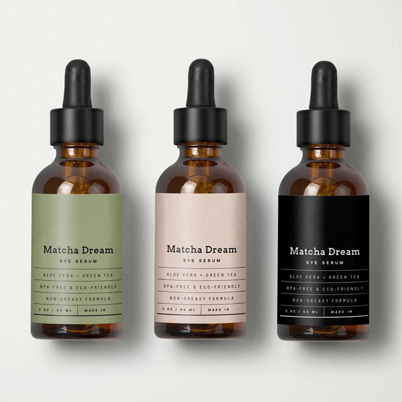 Jinya factory custom printed self adhesive bottle sticker for Daily Health Products bottle label with free sample