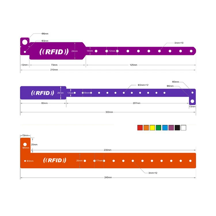 Custom Logo Wrist Band Festival Event Medical Waterproof Tag Bracelet Id Paper Disposable One-Off Vinyl Plastic Pvc Wristband