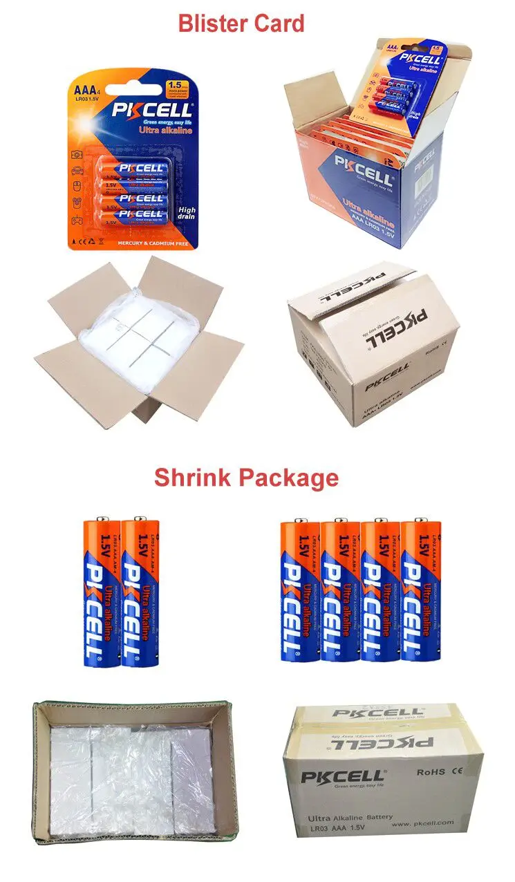 Hot selling aaa lr03 am4 1.5v alkaline dry cell cylindrical battery