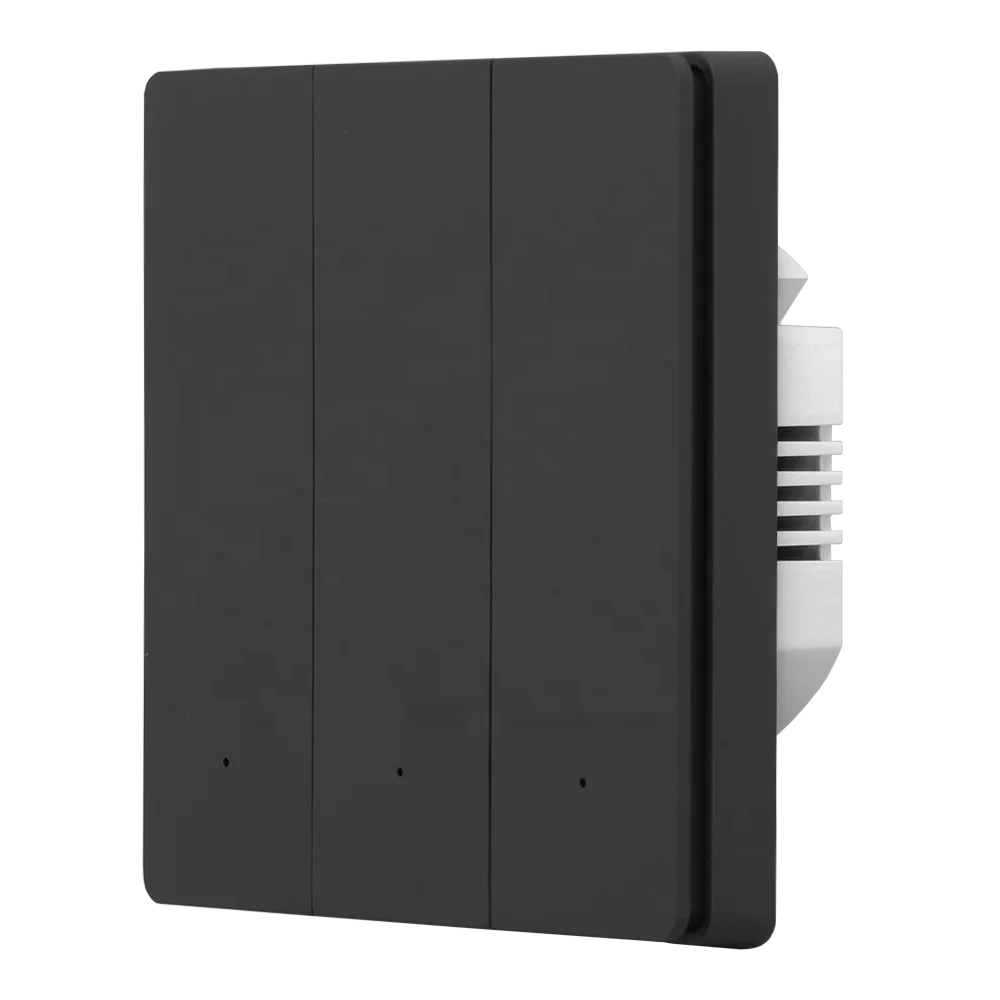 Triac Tuya Smart Zigbee No Neutral Wall Light Switch EU Standard