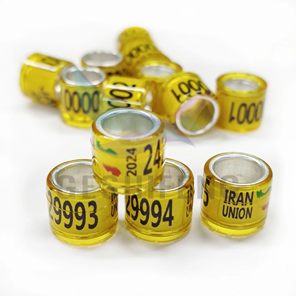 2025 Manufacture Direct Top Quality Europe Dubai Racing Pigeon Club Ring Customized ring