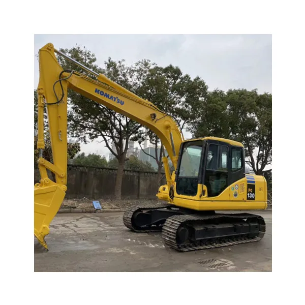 Wholesale cheap and good quality used excavator machine Digger Komatsu PC130 With Cabin