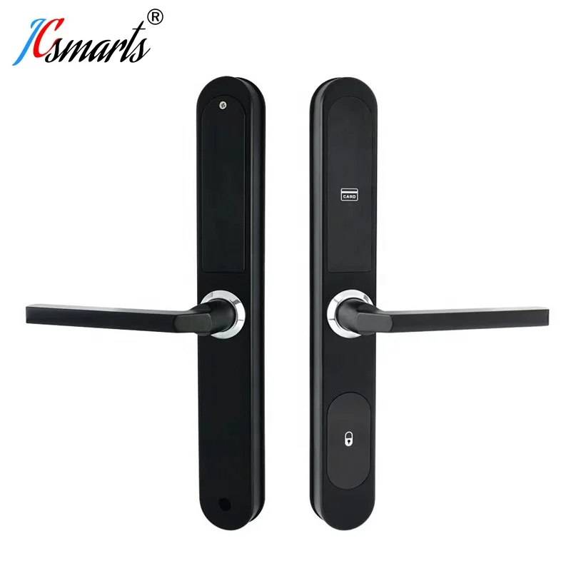 Aluminum DIY RFID key door lock with deadbolt