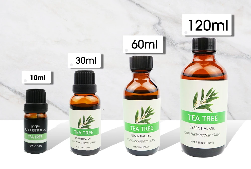 Tea Tree Essential Oil - 100% Pure Therapeutic Grade Tea Tree Oil - 120ml 60ml 30ml 10ml