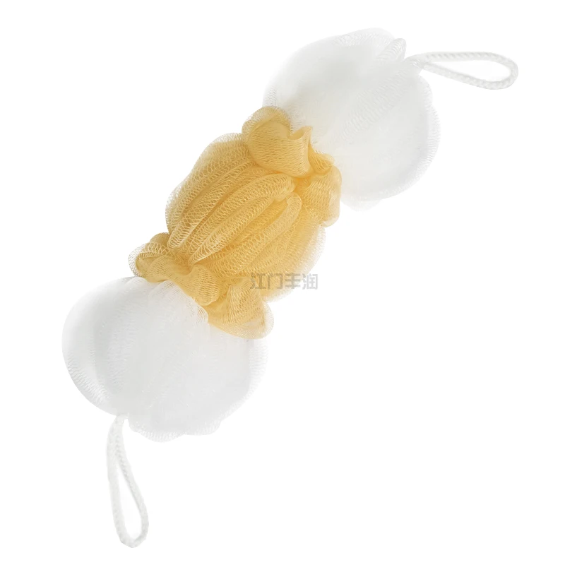 All Natural 30G~75G Custom Large Loofah Bath Sponge Body Scrubber Mesh Shower Pouf Bath Ball Sponge for Exfoliating