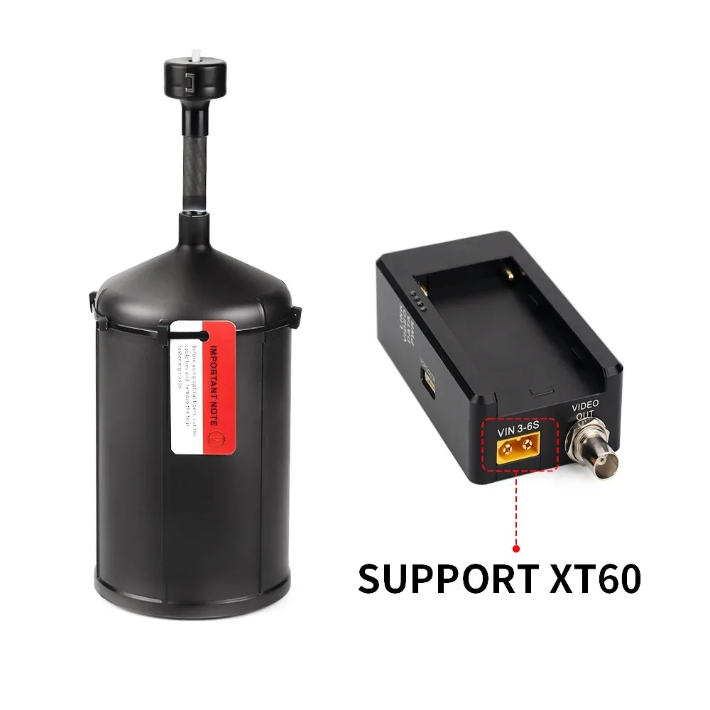 FPV Drone Anti-Interference Optical fiber Communication Equipment kit Optic fiber drone ultra-long distance 2-10km